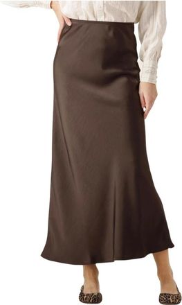 Neo Noir Dames, Rokken, Bruin, Maat: XL Satijn