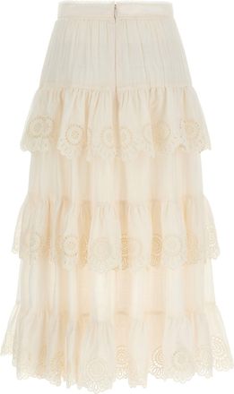 Zimmermann Lucky Skirt - Cream