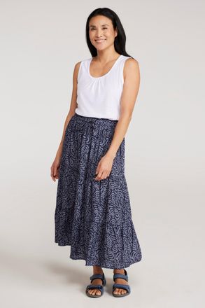 Mountain Warehouse Dames/Dames Palermo tierende midirok (Marine)