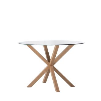 Klast Mesa fija de cristal cristal transparente 110 cm x 75 cm