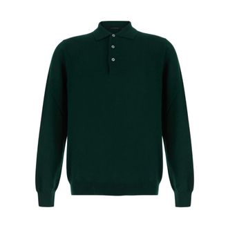 Tagliatore Palmer Polo - - Tops - Uomo - Verde - XL