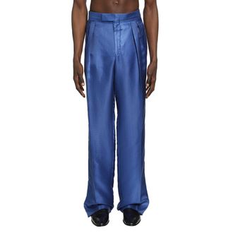 Tom Ford Silk Hopsack Pleated Trousers