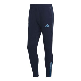 adidas Mens adidas Afa Tr Pant Stripe Logo Slim Fit Mid Waist Sports Pants/Trousers/Joggers Black HF3914