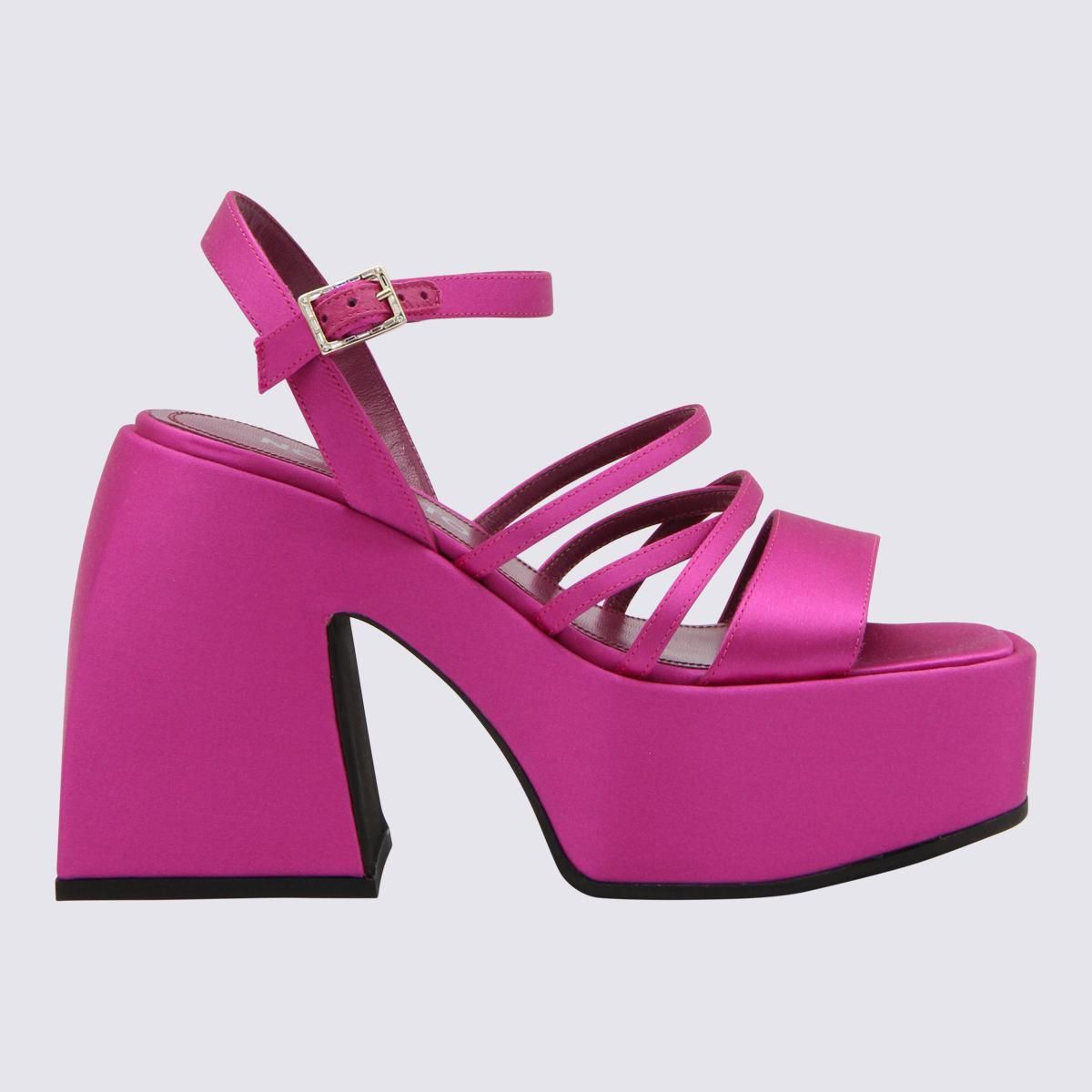 Nodaleto Pink Satin Bulla Chibi Sandals from $275.00 - on