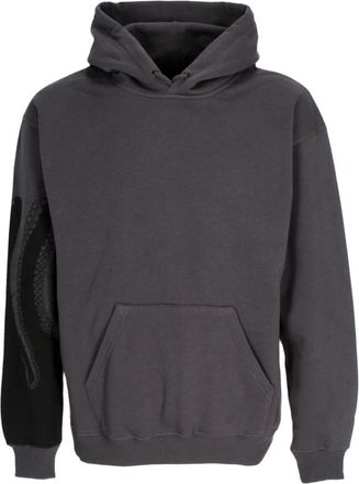 Octopus Heren Side Hoodie Asphalt - Heren - Hoodies - Grijs - XL - Katoen - Hoodies & sweatvesten