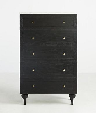 Anthropologie The Fern Marble Top Five-Drawer Dresser