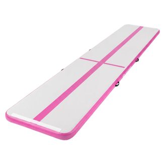 ECD Germany Ecd Germany Colchoneta De Gimnasia Art&iacute;stica Airtrack 5m, Rosa, Esterilla Hinchable Para Tumbling, 10 Cm De Grosor, Colch&oacute;n De Yoga/animadora/pilates 