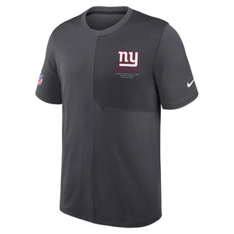Nike New York Giants Sideline Coach Nike Mens Dri-FIT NFL Top in Grey | 03B2466M8I-B8B