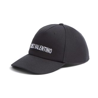 Valentino Garavani Black Hat - Heren - Petten - Zwart - 59 CM - Katoen - Accessoires