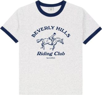 Sporty & Rich Graphic Ringer T-shirt