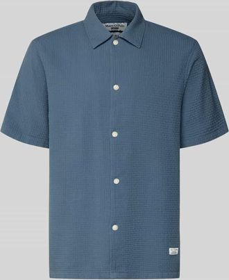 Marc O'Polo Denim Marc OPolo Denim Regular Fit Freizeithemd aus reiner Baumwolle in Rauchblau, Gr&ouml;&szlig;e XXL