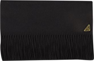 Prada Winter Scarves - Dames - Wintersjaals - Zwart - ONE Size - Wol - Accessoires