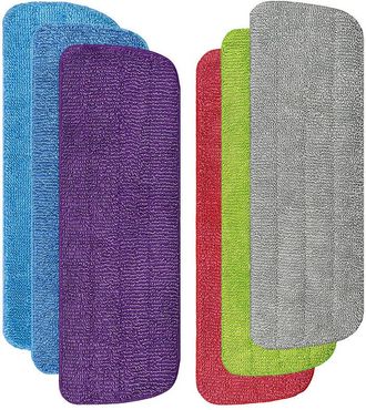 OEM 6 Almohadillas De Repuesto Para Fregona, Funda De Limpieza De Repuesto Para Fregona, Almohadillas De Microfibra Para Fregona Pulverizadora