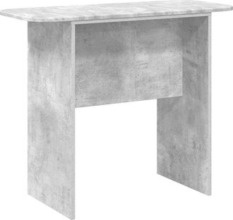 vidaXL Mesa Consola Gris Concreto 93 X 40 X 75 Cm Madera De Ingenier&iacute;a Vidaxl