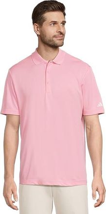 adidas Golf adi Performance Short Sleeve Golf Polo Shirt Mens Clothing Light Pink : XL, Polyester