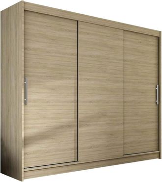 Mirjan24 Armario Closico 118, Roble Sonoma, 215x250x58cm, Puertas De Armario: Correderas, N&uacute;mero De Estantes: 0