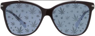 Police SPL404E with Clip-On 6XKL Womens Sunglasses Brown Size 55