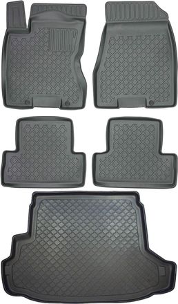OEM Juego De Alfombrillas Para Coche Y Maletero Para Nissan X-trail Ii T31 Suv (junio De 2007 A Julio De 2014)