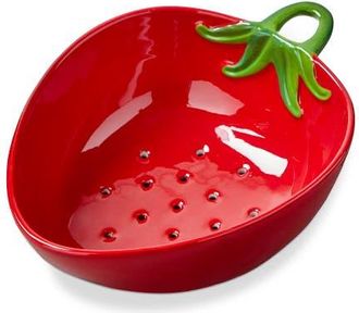 Tag Strawberry Berry Bowl Red Multi Stoneware Summer at Nordstrom
