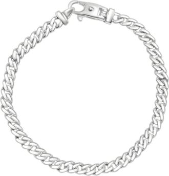 Pompeii3 Mens 14k Gold (18gram) or Platinum (33gram) 5.5mm Link Bracelet 8.5
