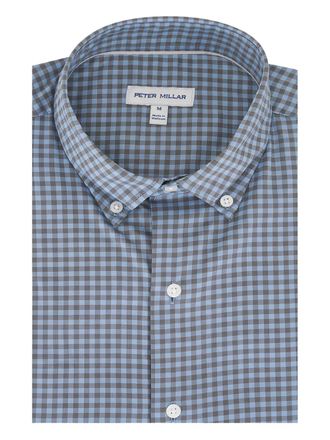 Peter Millar button-up shirt - men - Cotton/Nylon/Lyocell/Spandex/Elastane - S - Blue