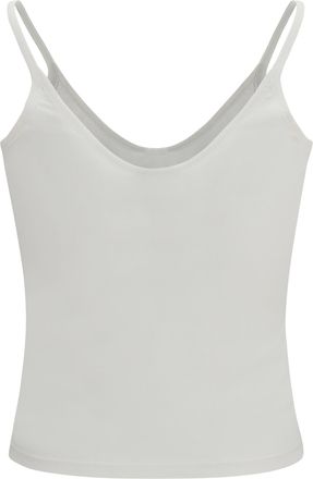 Tom Ford Micro-Rib Silk Jersey Tank Top - White