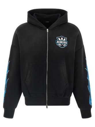 Amiri Mens Ma Flames Hoodie