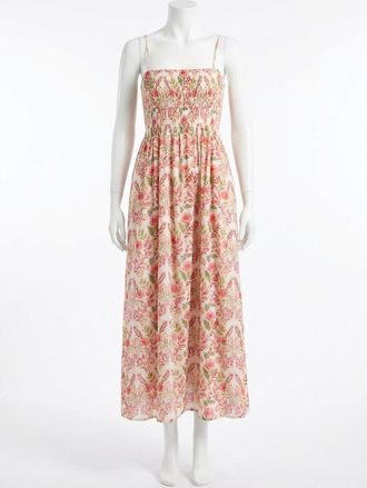 Z Supply Cornelia Ami Floral Midi Dress In Multi