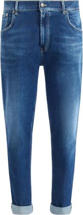 Dondup Jeans, Heren, Blauw, W35, Katoen, Ervin Jeans