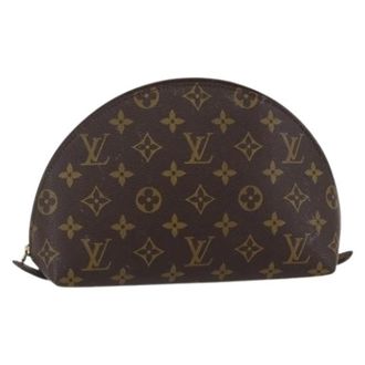 Louis Vuitton Pre-owned Canvas Pouch - Dames - Vintage Clutch - Bruin - ONE Size - Vintage