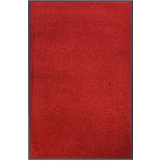 vidaXL Felpudo Rojo 80x120 Cm Vidaxl