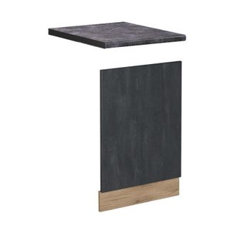 Vicco Panel Frontal R-line, Hormig&oacute;n Negro, 45 Cm Et Antracita