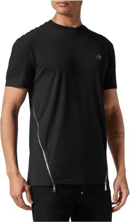 Philipp Plein Heren, Tops, Zwart, Maat: 4XL Katoen