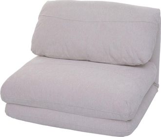 Hhg Sill&oacute;n Cama Hhg-515, Sof&aacute; Cama Funcional Sill&oacute;n Plegable Sill&oacute;n Reclinable, Tela/textil, Beige