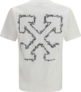 Off-white Mens White Cotton T-Shirt