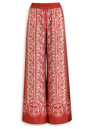 La DoubleJ LA Double J Printed Silk-twill Trousers - Multicoloured - S (UK8-10 / S)