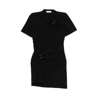 Paco Rabanne Dames, Jurken, Zwart, Maat: M Jersey