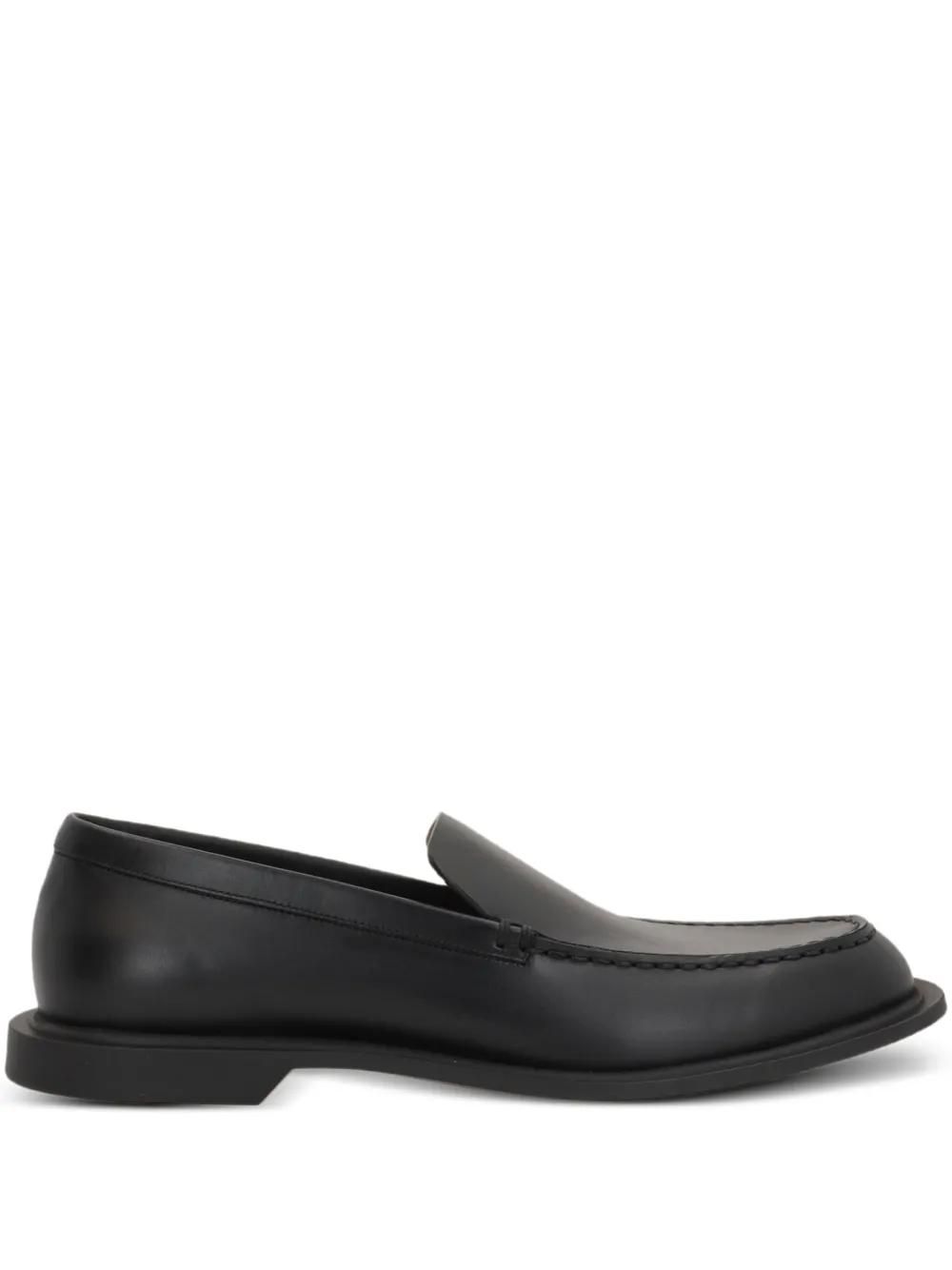 The Row: Black Leather Slip-On Shoes now up to −59% | Stylight