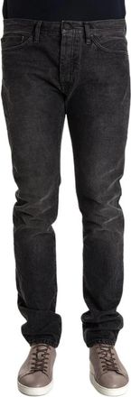 Marcelo Burlon Denim Jeans Lv 04 - Heren - Slim Fit Jeans - Grijs - W28 - Denim - Jeans