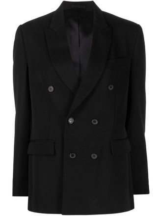 Wardrobe.NYC Blazer met dubbele rij knopen - Zwart