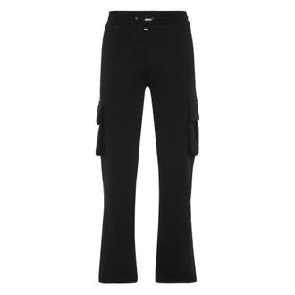 Philipp Plein Heren, Broeken, Zwart, Maat: S Katoen