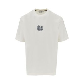 Stone Island Consumed effect print T-shirt Man XL