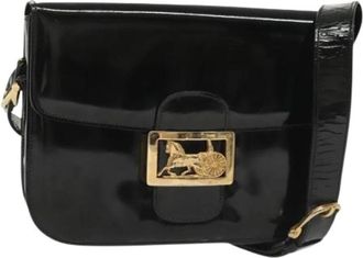 Celine Pre-owned Leather celine-bags - Dames - Vintage Schoudertas - Zwart - ONE Size - Vintage