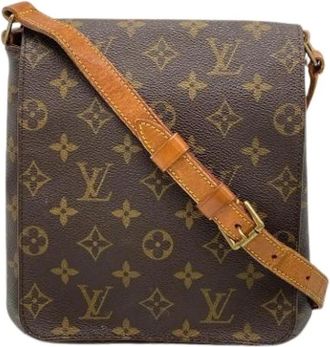 Louis Vuitton Pre-owned Vintage Monogram Schoudertas - Dames - Vintage Schoudertas - Bruin - ONE Size - Leer - Vintage