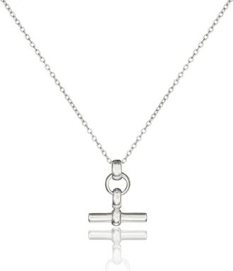 Lily & Roo Silver Mini T-Bar Necklace