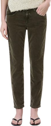 Closed Baker Velvet Skinny Jean In Ver Green