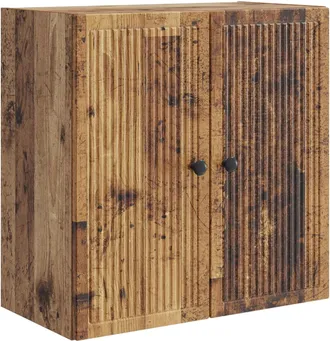 vidaXL Armario De Pared Madera Envejecida 59 X 31 X 60 Cm Vidaxl