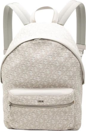 Dior Pre-owned Dior Oblique Canvas Rider Backpack Unisex 21-BO-0272
