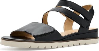 David Tate Triple Womens Wedge Shoes Black : 10.5 M (B), Leather