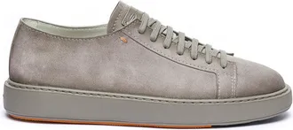 Santoni Cleanic Model Suede Sneakers